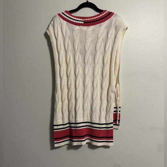 NWOT Coastal Prep Poncho Vest Cable Knit - Picture 5 of 5